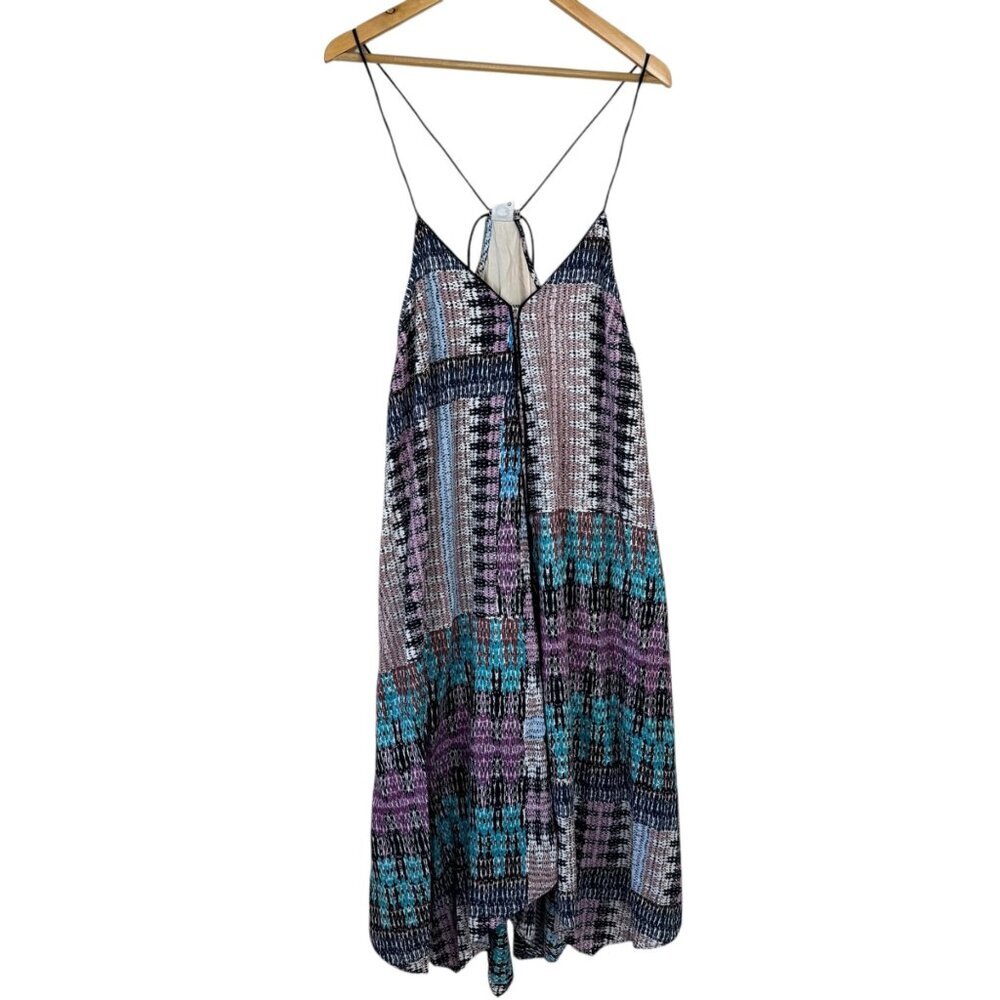 Akemi + Kin Anthropologie Multicolor Dress Sz XS Spaghetti Strap Cotton Summer